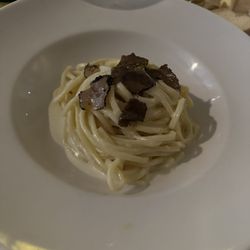Osteria del Pegno - Black truffle pasta