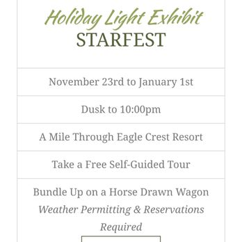 Eagle Crest Resort - The lights are only on display until December 31st - Resorts Near Me - Redmond, Oregon Eagle Crest Resort - The lights are only on display until December 31st - Resorts Near Me - Redmond, Oregon