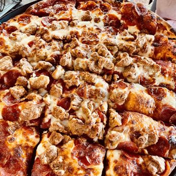 Taranto's Pizzeria - Pizza with pepperoni and Italian sausage - Pizza Near Me - Lewis Center, Ohio Taranto's Pizzeria - Pizza with pepperoni and Italian sausage - Pizza Near Me - Lewis Center, Ohio