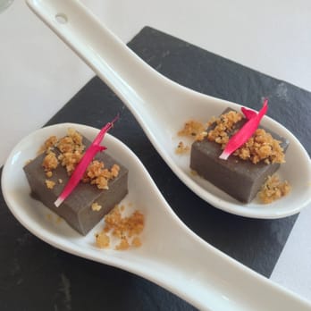 Clareville Beach - Amuse Bouche - mushroom panna cotta - Beaches Near Me - Clareville, NSW