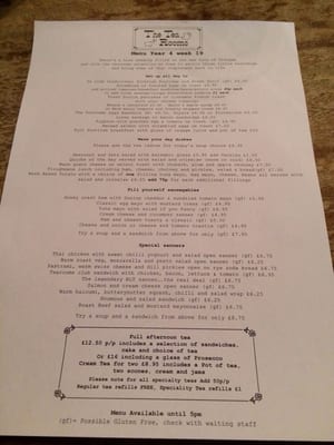 Menu photo 7 The Tea Rooms Glasgow, GLG