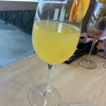 The Toasted Yolk Cafe - Pineapple Mimosa - Breakfast & Brunch Near Me - Houston, Texas The Toasted Yolk Cafe - Pineapple Mimosa - Breakfast & Brunch Near Me - Houston, Texas