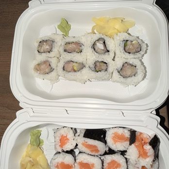 Midori Sushi and Grill - Salmon maki, yellowtail maki, big mouth specialty roll - Sushi Bars Near Me - Tehachapi, California