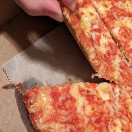 Very thin crust Very thin crust