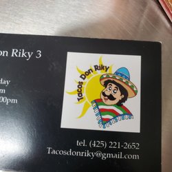 Tacos Don riky 3 - Nuestro numero de telefono para hacer ordenes para llevar 4252212652