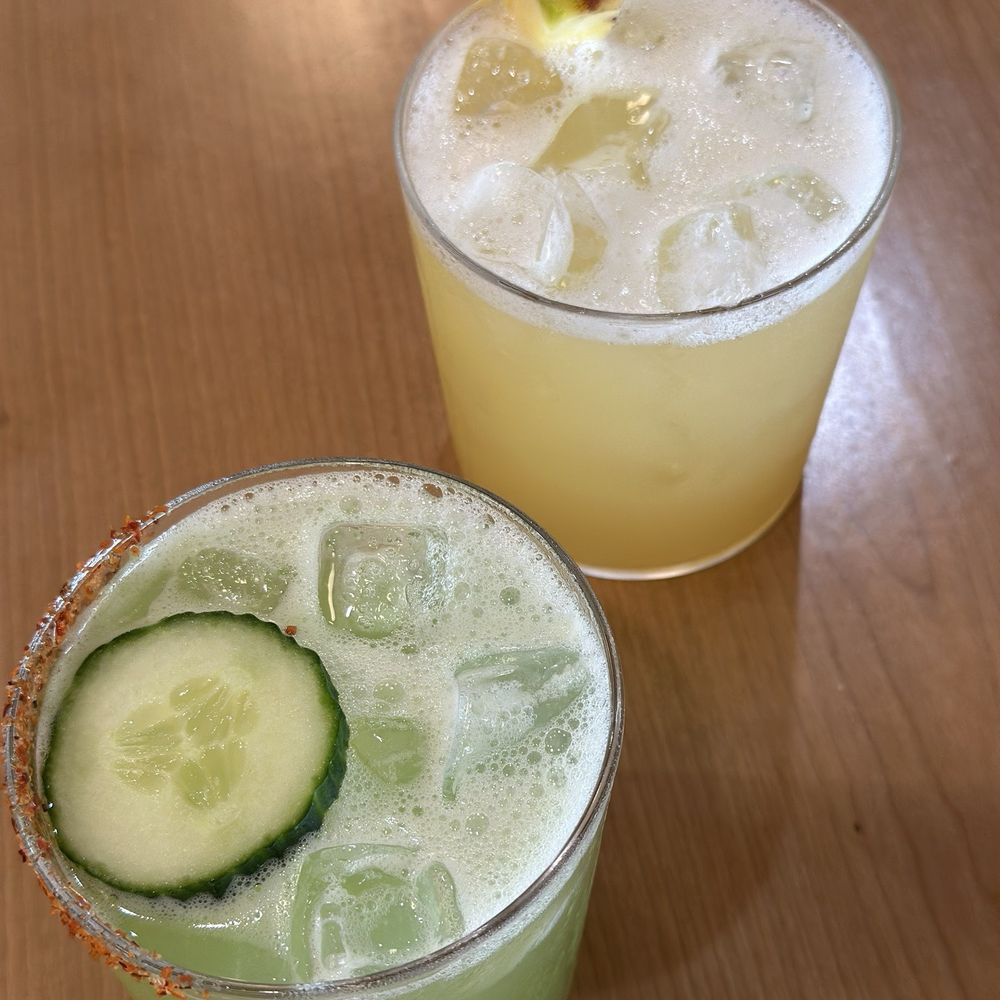 Nada Mucho Tex Mex Heaven - Cucumber and Pineapple Margarita - Mexican Near Me - Wimberley, Texas Nada Mucho Tex Mex Heaven - Cucumber and Pineapple Margarita - Mexican Near Me - Wimberley, Texas