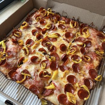 Pizza Nerds - Large 9 Cut THICK Crust Mario - Pizza Near Me - Gahanna, Ohio Pizza Nerds - Large 9 Cut THICK Crust Mario - Pizza Near Me - Gahanna, Ohio