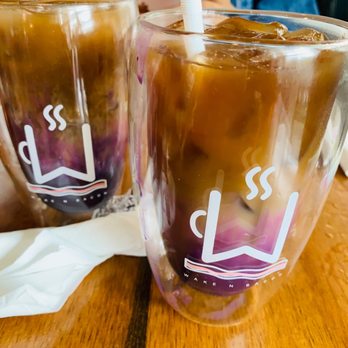 Wake ‘n Bacon - Purple haze with oat milk - Breakfast & Brunch Near Me - Chicago, Illinois Wake ‘n Bacon - Purple haze with oat milk - Breakfast & Brunch Near Me - Chicago, Illinois