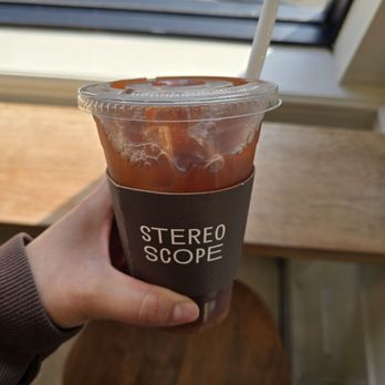 Stereoscope Coffee - Lychee Peachy Tea - Coffee Roasteries Near Me - Long Beach, California Stereoscope Coffee - Lychee Peachy Tea - Coffee Roasteries Near Me - Long Beach, California
