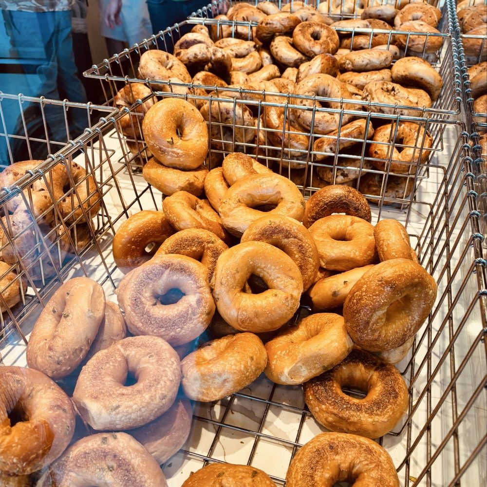 Bagel Fair - Display. - Bagels Near Me - Indianapolis, Indiana