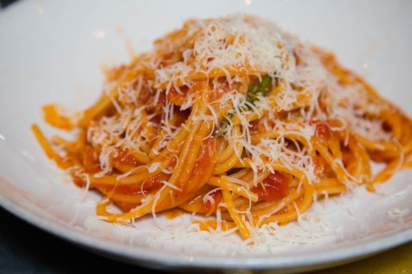 Photo of Delfina - San Francisco, CA, US. spaghetti with tomato sauce