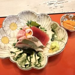 Kaiseki Furukawa - Tsukuri - Seasonal sashimi assortment