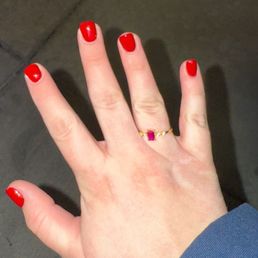 Builder gel manicure