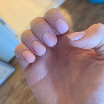 Style Nails - 1 day after getting dip manicure. I went back the next day and they fixed it. Manicure lasted about 2 weeks. - Nail Salons Near Me - Bridgewater, New Jersey