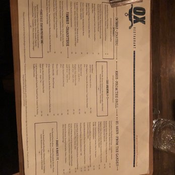 Ox - Menu - Argentine Near Me - Portland, Oregon Ox - Menu - Argentine Near Me - Portland, Oregon