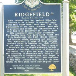 Ridgefield Historical Marker