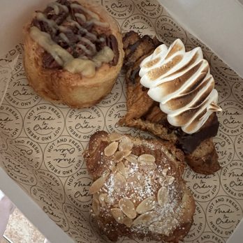 The Le Bakery - Smore, sticky bun, almond croissant! - Bakeries Near Me - Albuquerque, New Mexico