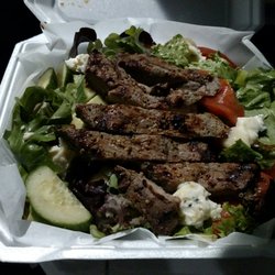 Twist Bistro and Lounge - Steak salad.