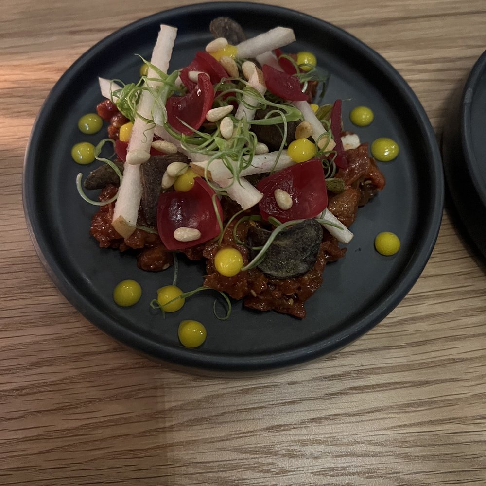 The Wolf's Tailor - Bison tartare - New American Near Me - Denver, Colorado The Wolf's Tailor - Bison tartare - New American Near Me - Denver, Colorado
