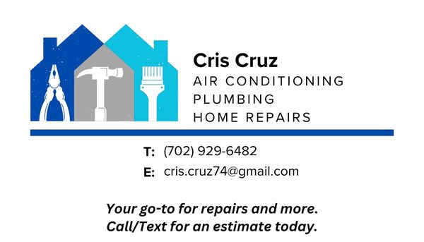 Cris Cruz Air Conditioning Plumbing Home Repairs