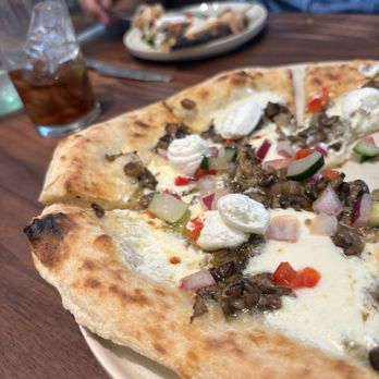 Mara - Lamb Kofta &Fire-Roasted Eggplant Pizza - Mediterranean Near Me - Honolulu, Hawaii Mara - Lamb Kofta &Fire-Roasted Eggplant Pizza - Mediterranean Near Me - Honolulu, Hawaii