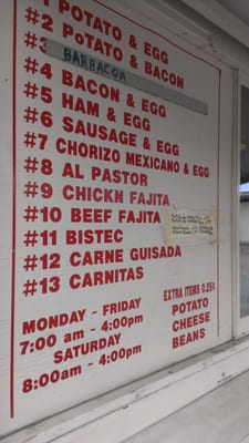 Menu photo 6 Taquito Anaya Austin, TX