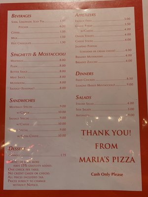 Maria’s Pizza by null