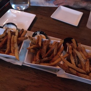 Whiskey Business - Holly Jolly Pop-up! - Our large order of fries. 3 sauces. - Whiskey Bars Near Me - Chicago, Illinois