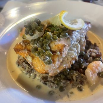 Chapter 2 - Stuffed Salmon with crab and shrimp with a creamy caper sauce - New American Near Me - Tracy, California