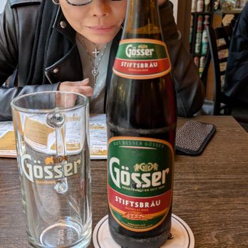 Bier & Bierli - Gasser Dunkle beer.  A very nice dark beer - Austrian Near Me - Vienna, 9