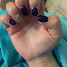 Natural looking full set of acrylics Natural looking full set of acrylics