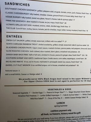 Menu photo 2 131 MAIN Restaurant Blakeney, NC Menu photo 2 131 MAIN Restaurant Blakeney, NC