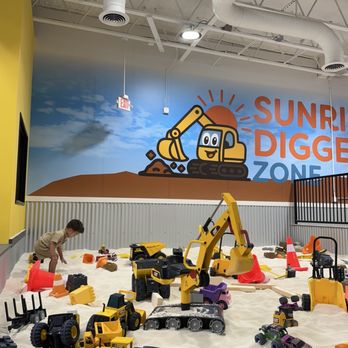 Sunrise Digger Zone - Sand Pit with toys - Indoor Playcenter Near Me - Boise City, Idaho Sunrise Digger Zone - Sand Pit with toys - Indoor Playcenter Near Me - Boise City, Idaho
