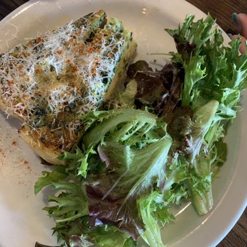 Foreigner - Mushroom Spinach quiche - Breakfast & Brunch Near Me - San Mateo, California Foreigner - Mushroom Spinach quiche - Breakfast & Brunch Near Me - San Mateo, California