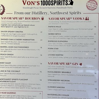 Von's 1000Spirits - New American Near Me - Seattle, Washington Von's 1000Spirits - New American Near Me - Seattle, Washington