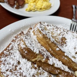 Photo of Darren's Cafe - San Francisco, CA, United States. French Toast with Bacon and Eggs