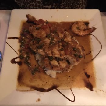 Twisted Fish Steakhouse - Chicken piccata with some unexpected shrimp - Steakhouses Near Me - Seaside, Oregon Twisted Fish Steakhouse - Chicken piccata with some unexpected shrimp - Steakhouses Near Me - Seaside, Oregon