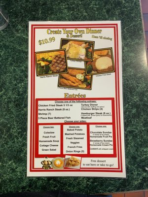 Menu photo 1 Red Rooster Cafe Durham, CA