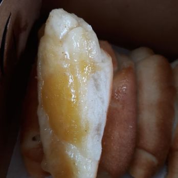 Starbread Bakery - The underside of the bread.  Sticky, buttery, hot, fresh.  Bomb! - Bakeries Near Me - Pacifica, California