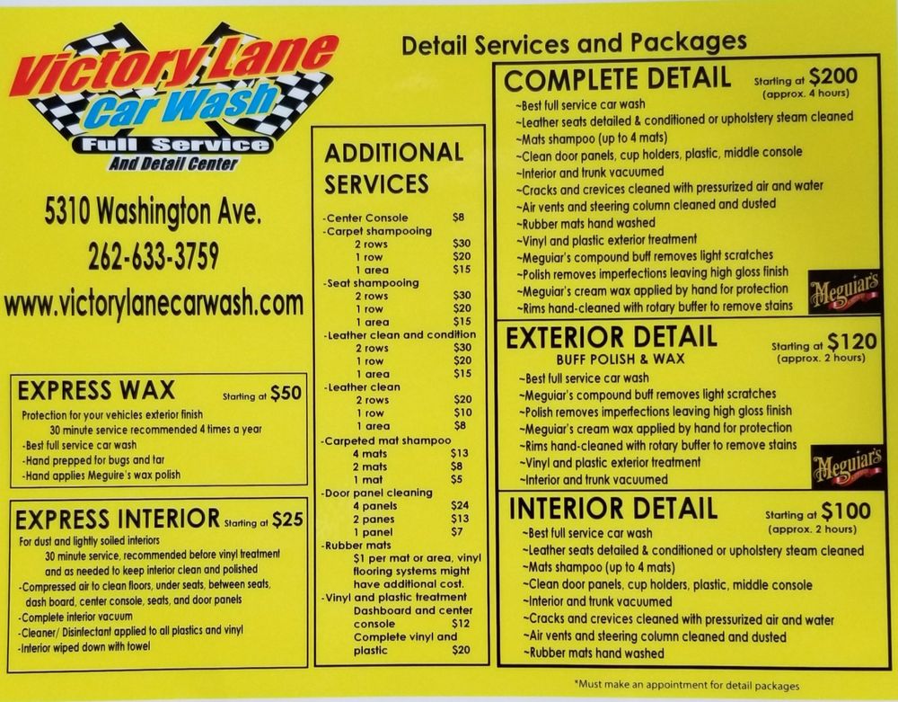 VICTORY LANE CAR WASH Updated September 2024 17 Reviews 5310