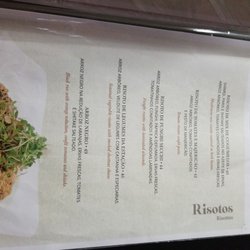 Das Chefs Restaurante - One menu page