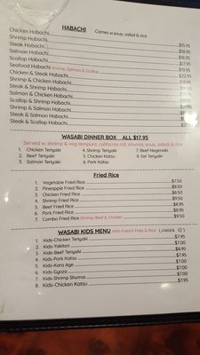 Menu photo 3 Wasabi Japanese's Cuisine Mount Laurel, NJ Menu photo 3 Wasabi Japanese's Cuisine Mount Laurel, NJ