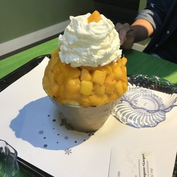 Snowy Village - Mango - Desserts Near Me - Coquitlam, British Columbia Snowy Village - Mango - Desserts Near Me - Coquitlam, British Columbia