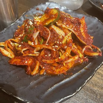 Bul - Cucumber salad--came with chili paste all over it - Korean Near Me - Washington, DC, District of Columbia Bul - Cucumber salad--came with chili paste all over it - Korean Near Me - Washington, DC, District of Columbia