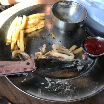 Eureka! - What's left of the bone marrow burger - Burgers Near Me - Claremont, California
