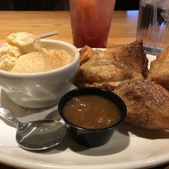 Twin Peaks - Mini Apple Turnovers with Ice Cream and Caramel Sauce - Sports Bars Near Me - Indianapolis, Indiana