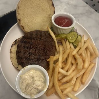 Ocotillo - Mesquite grilled hamburger with fries - New American Near Me - Phoenix, Arizona