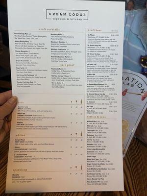 Menu photo 2 Urban Lodge Brewing Manchester, CT Menu photo 2 Urban Lodge Brewing Manchester, CT