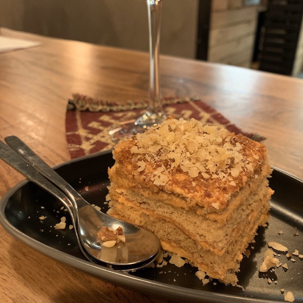 Dediko - Honey cake dessert. - Georgian Near Me - Vancouver, Washington Dediko - Honey cake dessert. - Georgian Near Me - Vancouver, Washington