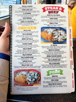 Menu photo 1 Toro Loco Wheelersburg, OH Menu photo 1 Toro Loco Wheelersburg, OH